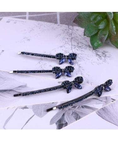 FRCOLOR 4 Pairs Flower Hair Clips for Women Hair Barrettes for Women Rhinestones Hair Barrettes Women Hair Clip Elegant Hairpin Hair Accessory for Girls Bride Wedding Securing Clip - Buy Online on GoSupps.com