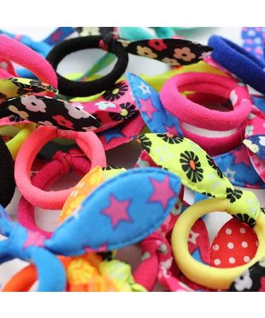 Buy Ilamourcar 100-Piece Colorful Hair Tie Set - Elastic Scrunchies for Women & Girls | Perfect for Parties & Gifts - Buy Online on GoSupps.com