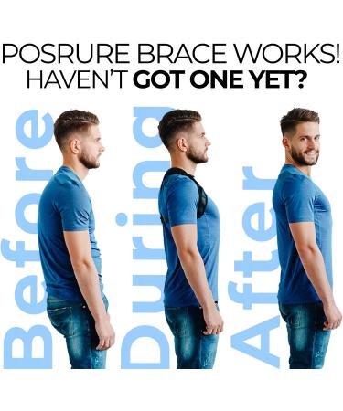 Adjustable Posture Corrector for Women & Men - Figure 8 Clavicle Brace - Black APC-009 - Buy Online on GoSupps.com