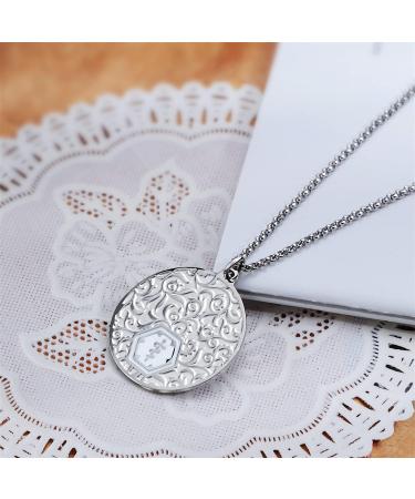 Personalized Medical Alert ID Necklace for Men & Women - Customize Patterned Jewelry with Free Engraving | MunsteryAid - Buy Online on GoSupps.com