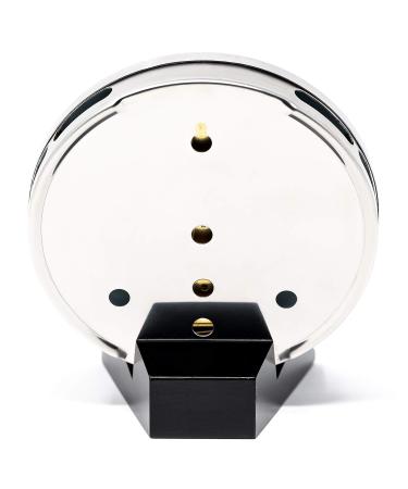 Fischer 122.01HT-06 Hygrometer & Room Thermometer - 103mm Stainless Steel Moisture Knife with Black Beech Wood Base | Made in Germany | International Shipping - Buy Online on GoSupps.com