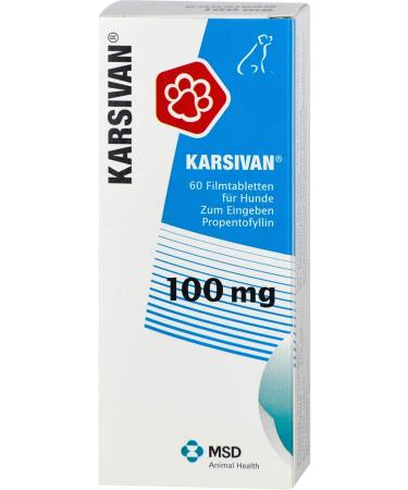 Intervet Karsivan 100 Veterinary Film Tablets for Dogs - 60 pcs | Buy Internationally for Optimal Health - Buy Online on GoSupps.com