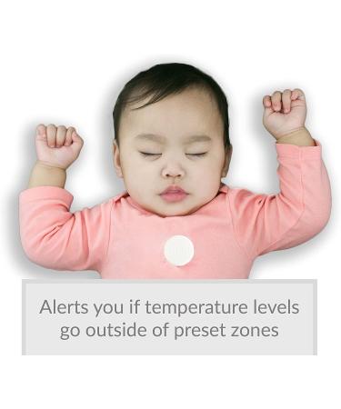 MonBaby Baby Breathing Movement Monitor with Temperature Tracking - Alerts to Smartphone for Baby's Safety - Buy Online on GoSupps.com