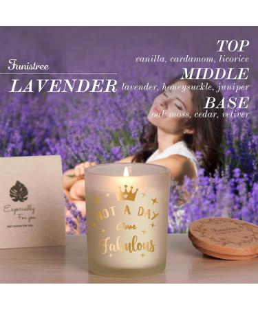 Christmas Birthday Lavender Scented Candle Gift for Her - Perfect for Mum, Girlfriend, Sister, Wife, Best Friends - Great for Secret Santa, Retirement, Teacher Gifts - Xmas Stocking Filler - Buy Online on GoSupps.com