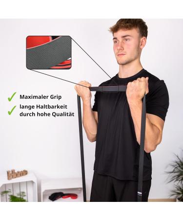 Deuserband Original Theraband Rot - Vegan Natural Rubber Resistance Band for Strength Training Fitness & Yoga | Non-Slip Made in Germany - Buy Online on GoSupps.com