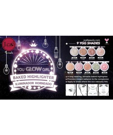 J.Cat Beauty You Glow Girl Baked Highlighter - White Goddess 0.30 oz (YGG101) - Buy Online on GoSupps.com