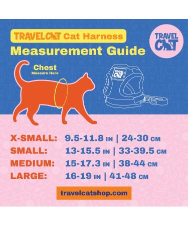 Reflective Travel Cat Harness and Leash Set - Lightweight & Breathable - Snug Fit for True Adventurers - Strong Snap Clip - Large Grey - Buy Online on GoSupps.com