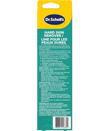 Dr. Scholl's Hard Skin Remover Nano Glass Foot File - Buy Online on GoSupps.com
