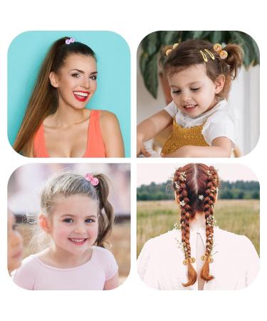Lusofie 12 Pcs Ball Hair Ties - Acrylic Blingbling Ponytail Holders for Girls and Kids - Buy Online on GoSupps.com