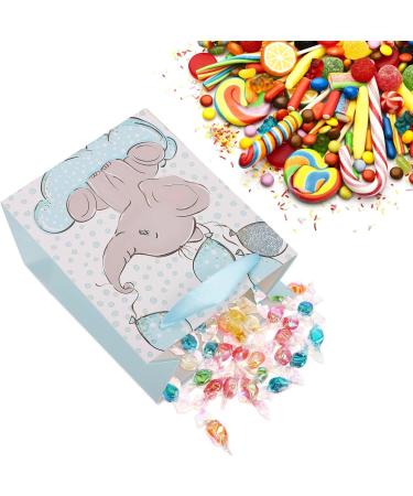 Toyandona 12-Set Storage Bags for Shower - Eco-Friendly Paper Candy Bags Elephant Party Favors Baby Gifts Christmas & Vacation Toddler Blue - Buy Online on GoSupps.com