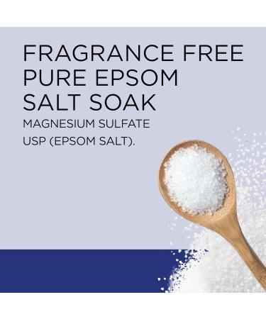 Dr Teal's Pure Epsom Salt Soak - Fragrance Free 4 lb (Pack of 2) - International Shipping Available - Buy Online on GoSupps.com