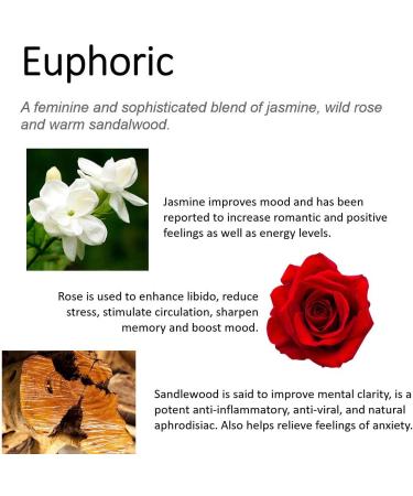 Euphoric Jasmine Rose Orange & Vanilla Aromatherapy Soy Candle | Therapeutic Essential Oils | 10 oz Recycled Glass Votive | Handmade in USA by Stillwater Bath and Body - Buy Online on GoSupps.com