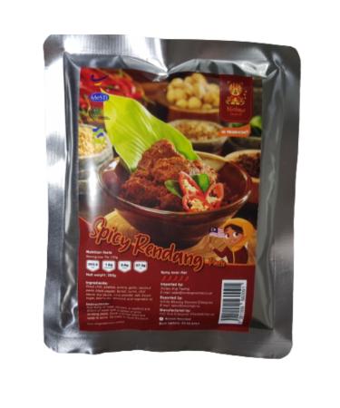 Instant Spicy Rendang Paste for Chicken (or any Meat) from Balik Pulau Penang Island Malaysia 250g Halal