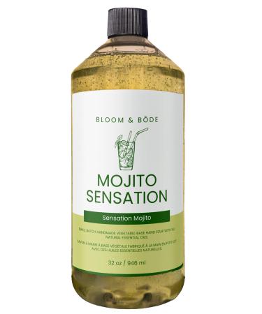 Liquid Hand Soap Refill With Essential Oils Mojito Sensation Scent 32oz