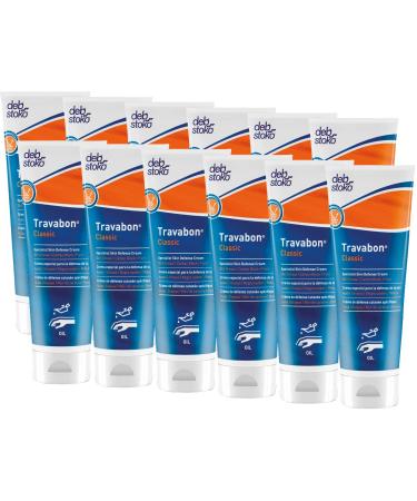 Stoko skin protection cream Travabon classic perfumed bulk pack 12 tubes of 100ml each K42121
