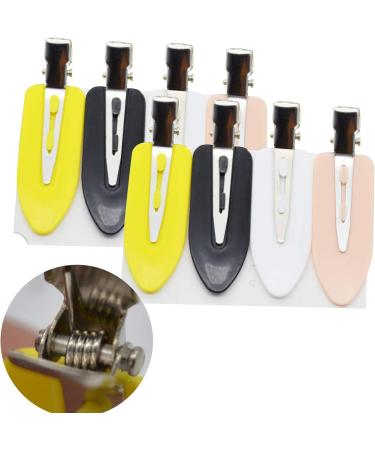 Xfantong 8 Pieces No Bend Hair Clips Makeup No Crease Hair Clips Pin Curl Clips for Hairstyle Bangs Waves Styling or Makeup Application (Black) - Buy Online on GoSupps.com