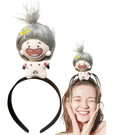 Doll Headband - Constellation Doll Hairband Cute Hairhoops | Cute Hairhoops for Styling Makeup Fashion Plush Doll Hairband for Girls Kids Libra - Buy Online on GoSupps.com