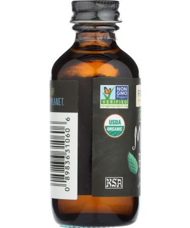 Frontier Co-op Organic Mint Flavor, 2 Oz Bottle - Kosher Certified - Buy Online on GoSupps.com
