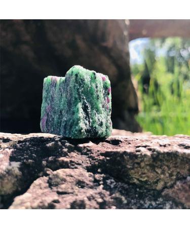 1lb Ruby Zoisite Raw Stones for Tumbling and Polishing - Bulk Rough Gemstone for Jewelry Making and Healing - 1 Pound - Buy Online on GoSupps.com