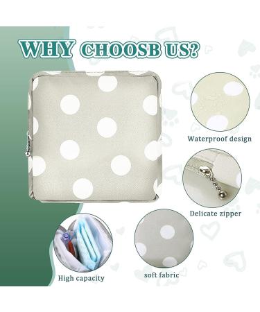 KALIONE Period Pad Pouch 3 Pcs - Sanitary Napkin Holder & Storage Bag for Feminine Pads - First Period Kit for Teen Girls & Women - Buy Online on GoSupps.com