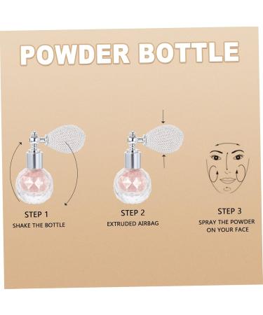 MAGICLULU Body Glitter Spray 1pc Body Air Bag Powder Highlighter Mist Spray Bottle Loose Powder Sprayer Miss Flash Filling Pump Pink medium - Buy Online on GoSupps.com