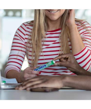 Mentos Rolls - Chewy Dragees Sweets (Spearmint 30 Pack) Delicious Tasty And Twisty Treat Gift Hamper For Birthday Christmas Sold By Kidzbuzz - Buy Online on GoSupps.com