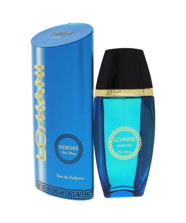 Lomani Lomani Heroes by lomani for men - 3.3 Ounce edt spray 3.3 Ounce - Buy Online on GoSupps.com