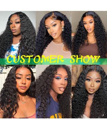 Tahikie 20 Deep Wave Clip in Hair Extensions - Brazilian Remy Human Hair - Natural Black (1B) - 120g - 8Pcs Double Weft with 18 Clips - Thick to Ends - Real Human Hair for Women - Buy Online on GoSupps.com