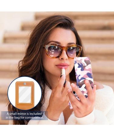 Travel Lipstick Organizer Case | Portable Makeup Bag with Mirror | Camouflage Style Z169s9mdsk - Perfect for International Shipping - Buy Online on GoSupps.com
