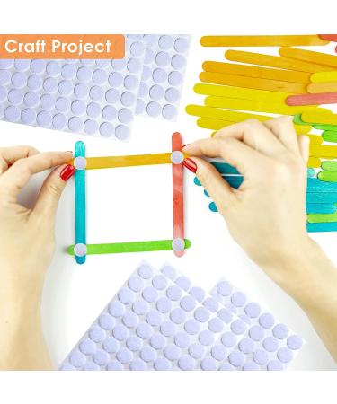 Self Adhesive Dots  1056pcs(528 Pairs) 0.59  Diameter White Sticky dots  Hook & Loop dots with Strong Adhesive  Sticky Back Coins Tapes 15mm for Classroom  Office  Home 0.59 -1056Pcs - Buy Online on GoSupps.com