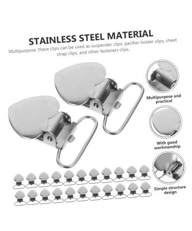 FRCOLOR 120 StK Peach Heart Ceiling Clip Pacifier Clips for Newborns - Secure Fastening Solution | International Shipping - Buy Online on GoSupps.com