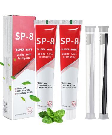 SP8 Probiotic Toothpaste SP-8 Probiotic Whitening Toothpaste Sp-8 Ultra Whitening Toothpaste SP 8 Pasta De Dientes (2pcs)