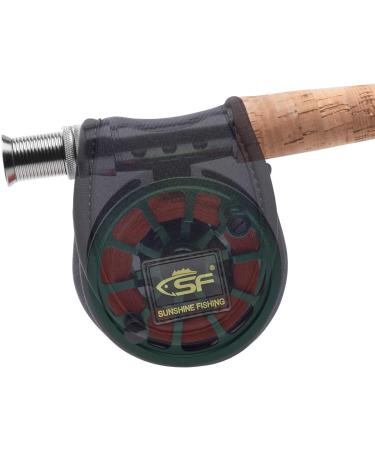 SF Fly Fishing Reel Case Pouch Cover - Black 1PCS for 3/4 5/6 7/8 wt Fly Reel 5/6wt - Buy Online on GoSupps.com