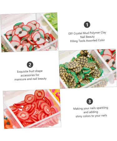 Mipcase 4 Boxes 12 Strawberry Stickers Nail Flower Stickers Nail Art Scrapbook Embellishments Scrap Book Stickers Manicures Accessories Polymer Clay Sequins Pineapple 3d Filling - Buy Online on GoSupps.com