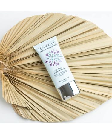 Rosalique Soothing Night Cream 50ml: Ultimate Calm for Sensitive Skin - Clinically Proven IBR-CalmDeAge -Bisabolol Provitamin B5 & Natural Moisturisers. - Buy Online on GoSupps.com