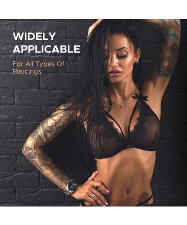 BodyJ4You 20PC PRO Body Piercing Kit | Surgical Steel 14G 16G | Nose Septum Ear Cartilage Lip Belly Navel Tragus Eyebrow | Needles Gloves Clamps Included - Buy Online on GoSupps.com