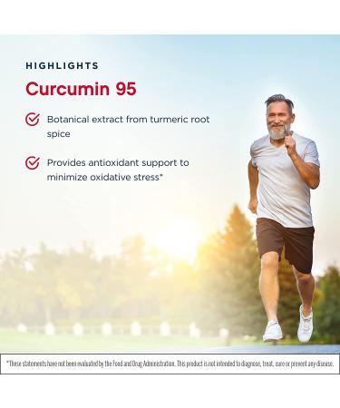 Jarrow Formulas Curcumin 95 500mg - 120 Veggie Caps | Turmeric Extract Antioxidant Support - Buy Online on GoSupps.com