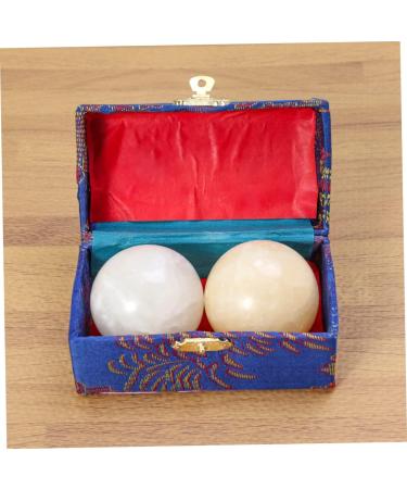 Buy HOMSFOU 2 STK Marble Stress Balls - Hand Function Massage Roller Balls for Relaxation & Wellness - Perfect Gift for All Ages - Buy Online on GoSupps.com