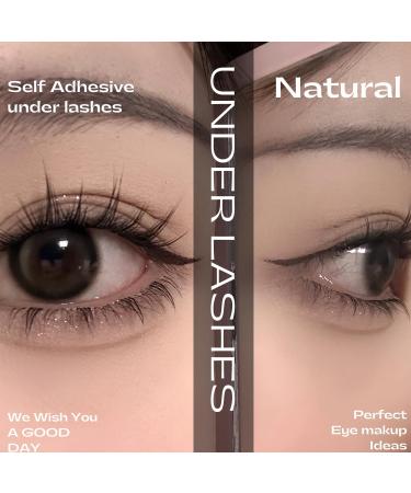 Self Adhesive Lash Clusters | Press-on Lashes 12mm | No Glue DIY Eyelash Extension Kit - Natural Look - Buy Online on GoSupps.com