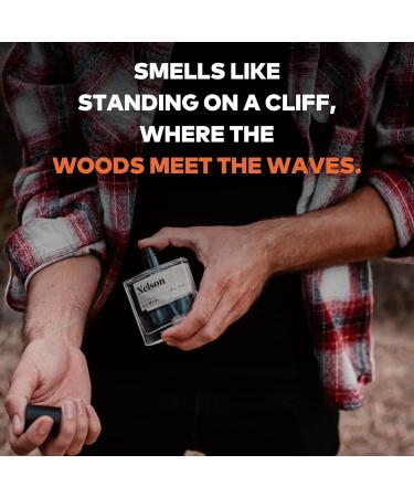 GUY FOX - Nelson - Cologne For Men | Eucalyptus Sandalwood & American Cedar | Fresh Woodsy Aromatic Men's Cologne | Men's Fragrance | 1.7 Fl Oz - Buy Online on GoSupps.com