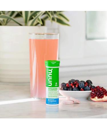Buy Nuun Vitamins Hydration Electrolyte Tablets - Blueberry Pomegranate (Pack of 4 x 12 Tablets) | International Shipping Available - Buy Online on GoSupps.com