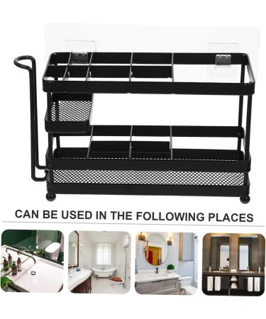 Buy Cabilock 4-Piece No-Drill Toothpaste Rack & Shower Organizer - Stylish Bathroom Storage Solution - Buy Online on GoSupps.com