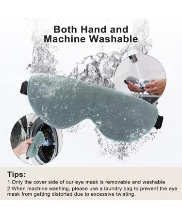 KOVNLO Heated Eye Mask - Washable USB Electric Warm Compress for Dry Eyes Blepharitis Styes & MGD - Gray - International Shipping Available - Buy Online on GoSupps.com