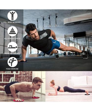 Tuokay 6-Way Double-Sided Gliding Discs - Versatile Fitness Slide Disks for Gym Yoga & Pilates | Ideal for Carpet Tile Laminate & Wooden Floors - Buy Online on GoSupps.com