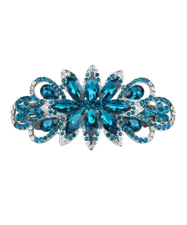 Rhinestone Hairpin Clip Accessories Minimal and Simple Flowers Crystal Hair Barrettes for Women Girl