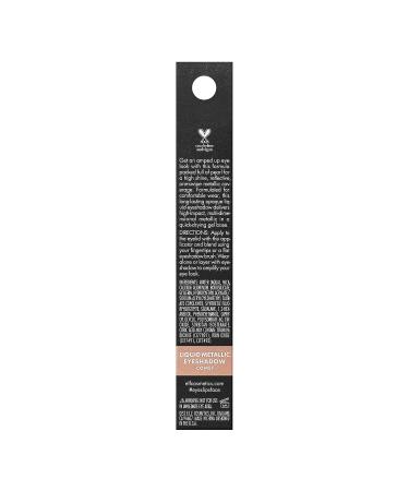 e.l.f. Liquid Metallic Eyeshadow - Comet 0.10 Fl Oz (3mL) | Gel Formula, High-Impact Multi-Dimensional Finish | One-Swipe Coverage | Pack of 1 - Buy Online on GoSupps.com