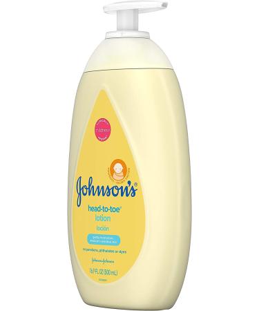 Johnson's Baby Head-To-Toe Lotion 16.9 fl oz | Gentle Moisturizer for Baby - Buy Online on GoSupps.com