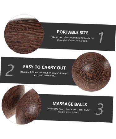 Clispeed Chinese Health Balls - Wooden Stress Balls for Massage & Exercise | Enhance Wellness with Rolling Massage Balls - Buy Online on GoSupps.com