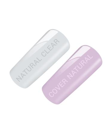 Buy Poly Acrylic Gel Tube Set - Clear & Cover Natural (2 x 30g) - Fast International Shipping - Buy Online on GoSupps.com