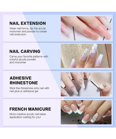 Morovan Acrylic Nail Kit - Complete Professional Acrylic Nail Set for Beginners | DIY Glitter Nail Extension Starter Kit - Buy Online on GoSupps.com